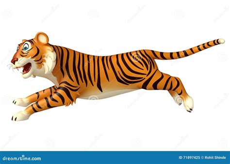 Animated Tiger Running