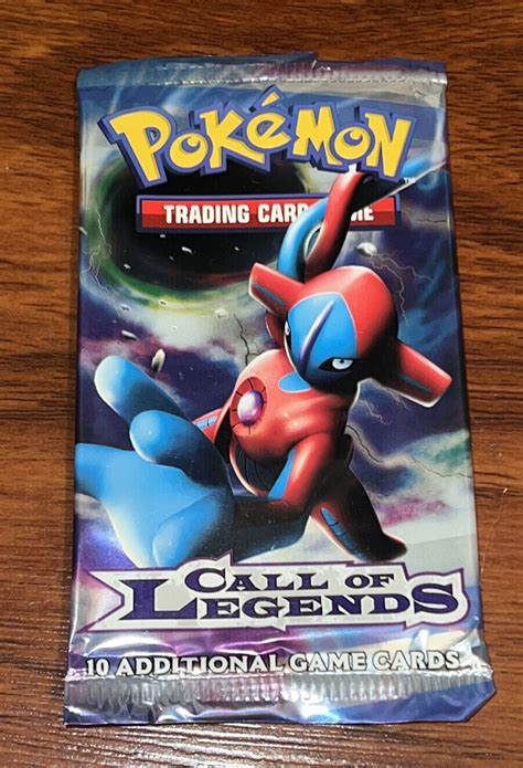 Pokémon Empty Call Of Legends Booster Pack Deoxys Art Ebay