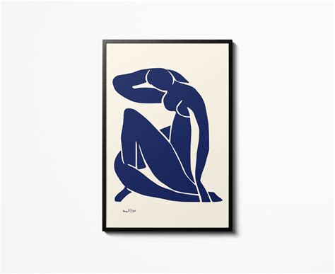 Henri Matisse Blue Nude Poster Wall Art Home Decor Vintage Museum Art Exhibition Print Matisse