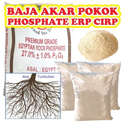 Baja Penggalak Akar Phosphate Erp Cirp Pokok Durian Manggis Mangga