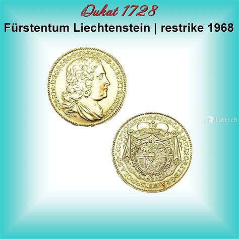 F Rstentum Liechtenstein Dukat Gold M Nze Im Kanton