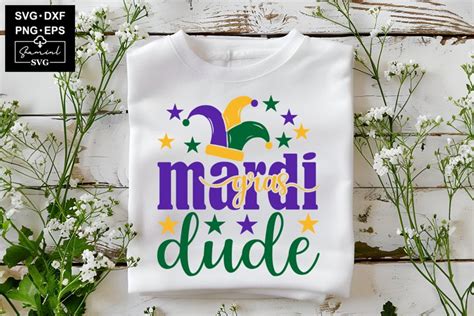 Mardi Gras Dude Svg Cut Files Creative Art