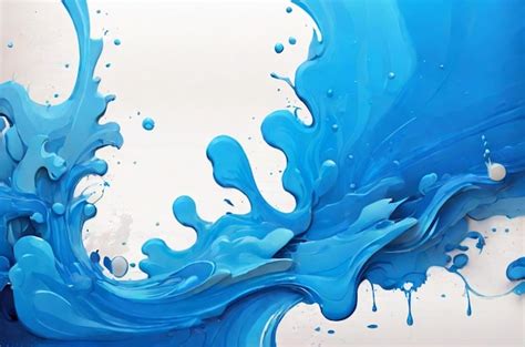 Blue splash background design | Premium AI-generated image