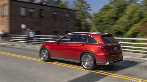 2020 Mercedes Amg Glc 63 Us Spec Rear Three Quarter Caricos