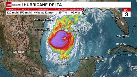 Hurricane Delta Strengthening As It Heads Toward Louisiana Coast Cnn Video