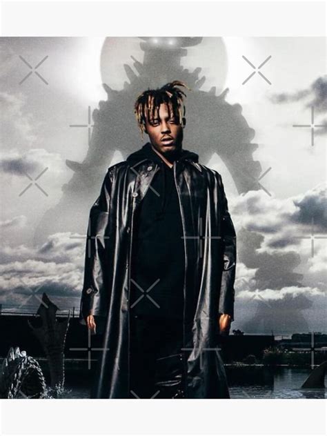 Juice Wrld Fighting Demons Album Cover Poster By Smi Redbubble