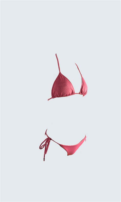 Bikini Triangulo Shine Rosado Praia Brava