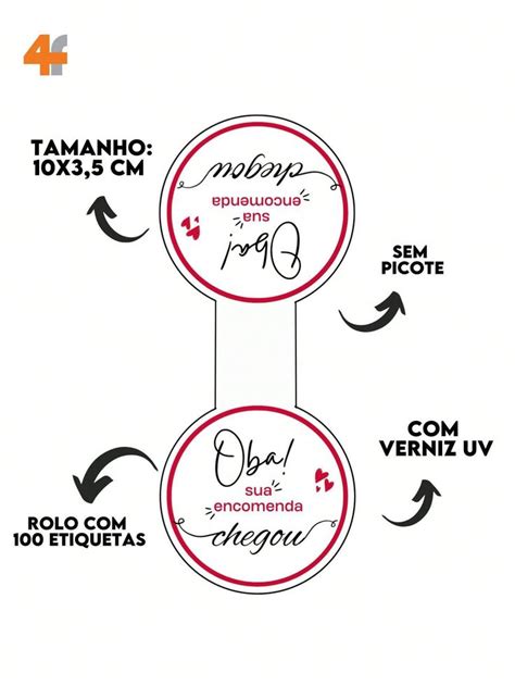 100 Etiquetas Adesivas Lacre Fecha Sacola Tam 10 X 4 Cm Modelo Oba In 2024 Sticker