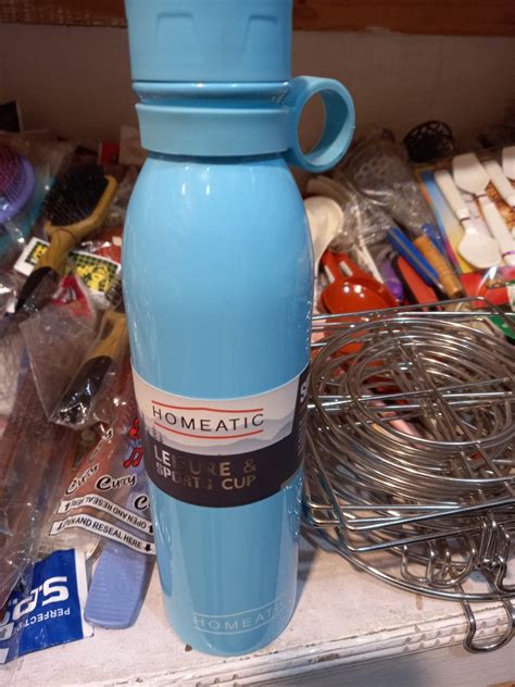 Homeatic Leisure And Sports Hot And Cold Bottle Sky Blue Miny