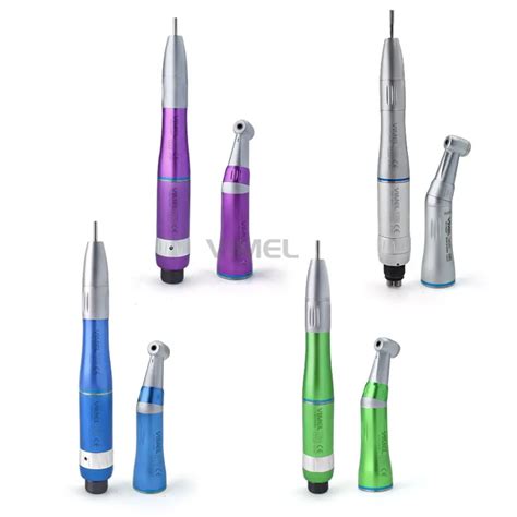 Dental Color Inner Water Spray Low Speed Handpiece Kit Contra Angle Air