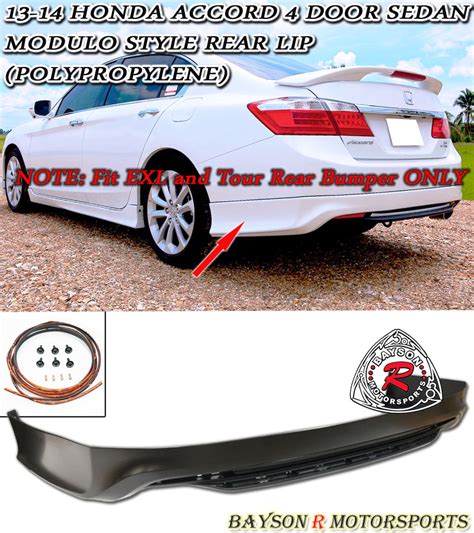 honda accord dr sedan rear lip   mod style bayson