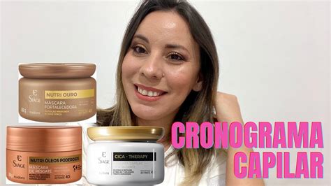 Como Montar Um Cronograma Capilar Eudora Siage YouTube