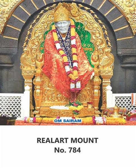 R784 Sai Baba 10x15 Daily Calendar Printing 2023 Vivid Print India