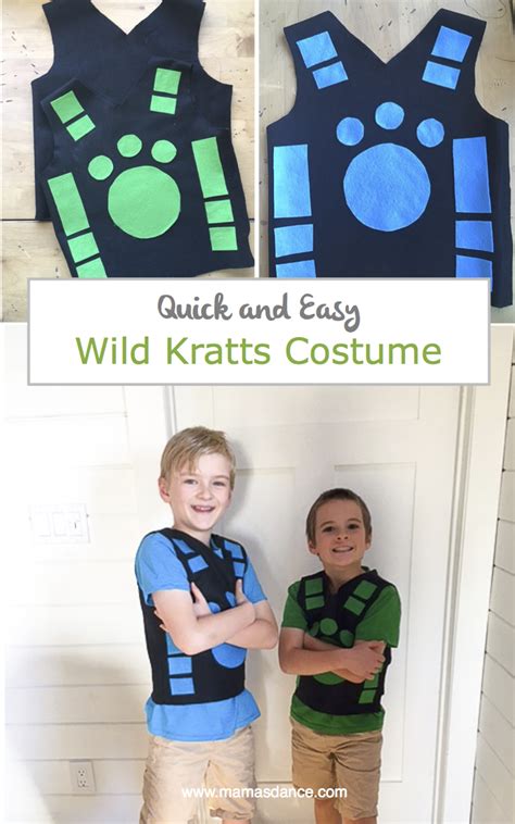 Wild Kratts Costume Tutorial - This Mamas Dance