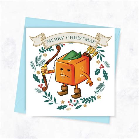 Ranger Dandd Christmas Card Dnd Christmas Card Dungeons And Etsy Uk