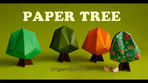 How to Make an Easy Origami Tree – Leyla Torres – Origami Spirit