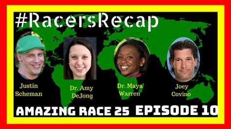 Amazing Race Season 25 Episode 10 Racersrecap Youtube