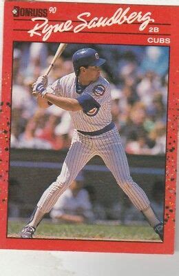 Free Shipping Mint Donruss Baseball Card Ryne Sandberg