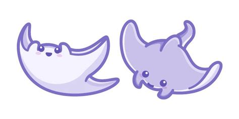 Cute Stingray cursors – Custom Cursor | Stingray, Easy drawings, Cute ...