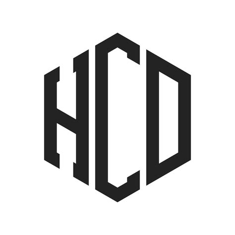 premium vector hcd logo design initial letter hcd monogram logo