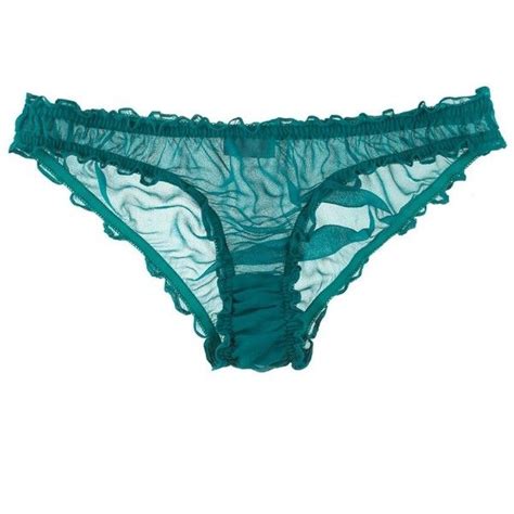 Beautiful Bottoms Emerald Ruched Knicker 81 Brl Liked On Polyvore