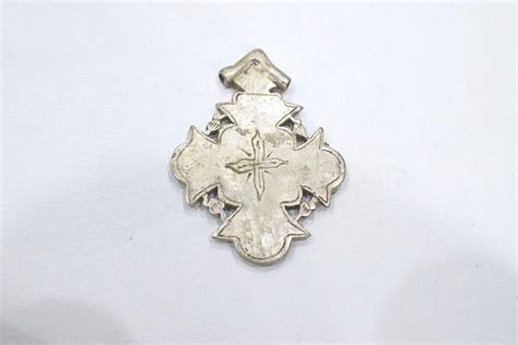 Ethiopain Painted Coptic Cross Icon Pendant Ebay