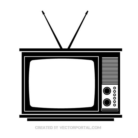 Tv Clipart Black And White Free Download On Clipartmag