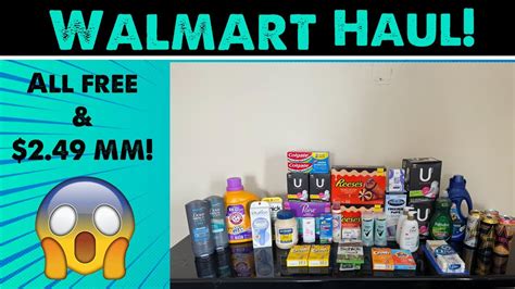 Walmart Haul All Free Money Maker Ibotta Rebates So Many