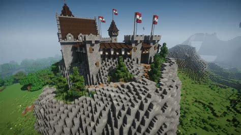 Mountain Castle (All decorated) Minecraft Map