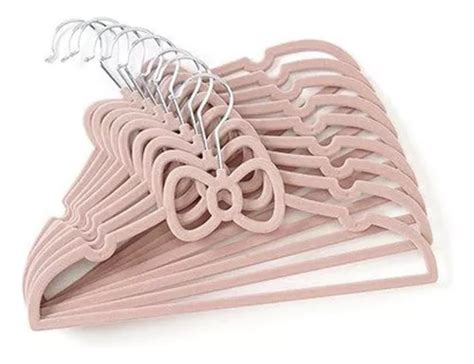 Kit De 15 Perchas De Terciopelo De Encaje Rosa Nude MercadoLibre