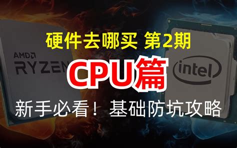 新手必看！硬件去哪买第2期 Cpu篇！基础防坑攻略。 天才赵德柱 天才赵德柱 哔哩哔哩视频