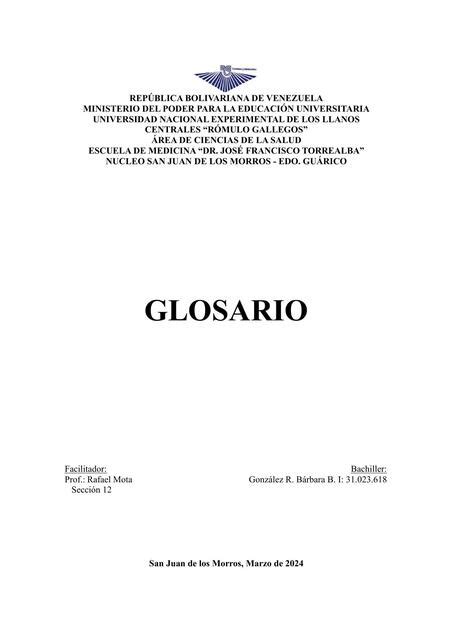 Glosario de psicología Bárbara uDocz