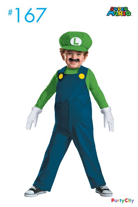 One-up other trick-or-treaters this year in this Deluxe Luigi Costume ...