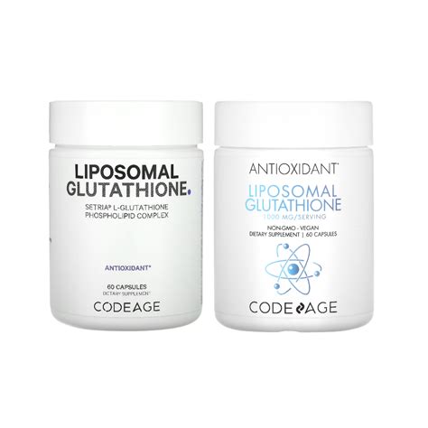 Codeage Antioxidant Liposomal Setria Glutathione Mg