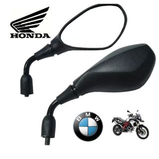 Retrovisor Espelho Moto Bmw F Gs Rosca Honda Fixo Haste Curta Cb