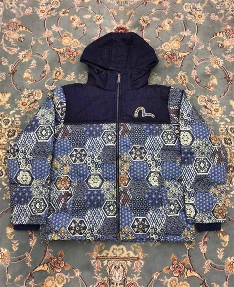 Vintage Evisu Evis Puffer Jacket Made In Usa Grailed