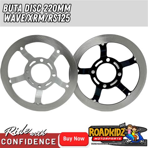 Buta Blind Disc For Wave Xrm Rs Black Silver Shopee Philippines