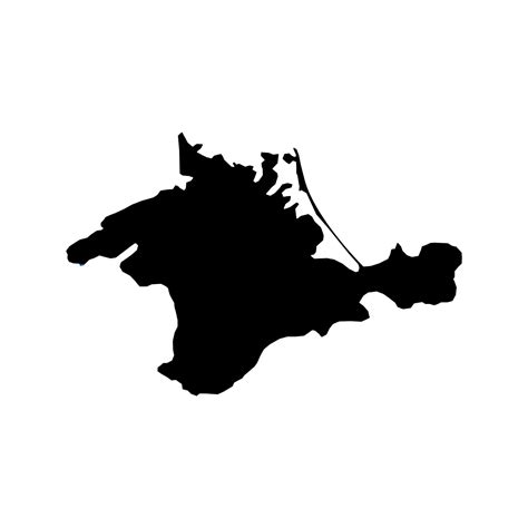 Map of the Crimean peninsula. Vector Illustration. 21637324 Vector Art ...