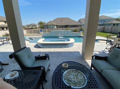 Leander Party Pool Spa and Deck - Chaparrel Pools