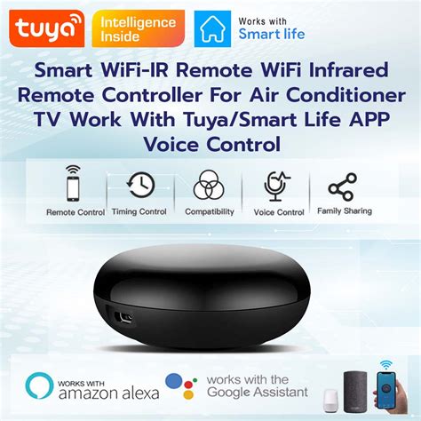 Tuya Smart Wifi Ir Remote Infrared Remote Controller For Air