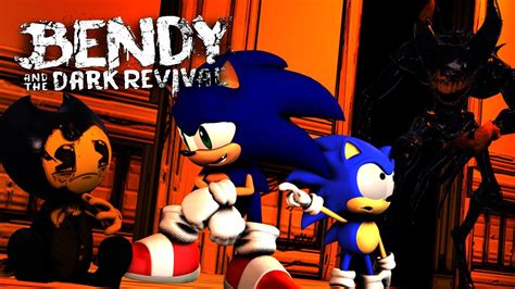 SONIC AND CLASSIC SONIC PLAYS BENDY AND THE DARK REVIVAL PART 2 WE