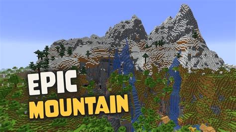 Epic Mountain Seed With Village For Minecraft Java Bedrock