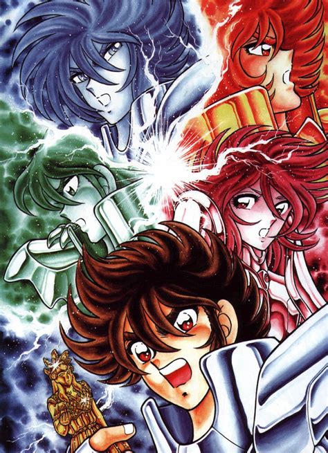 Kurumada Masami Saint Seiya Andromeda Shun Cygnus Hyoga Dragon Shiryu