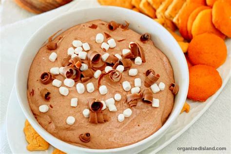 Easiest Hot Cocoa Dip Ever Organized Island