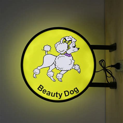 Custom Business Sign Logo Signage Indoor Wall Round Led Lights Logo Sign 3d Custom Logo Sign ...