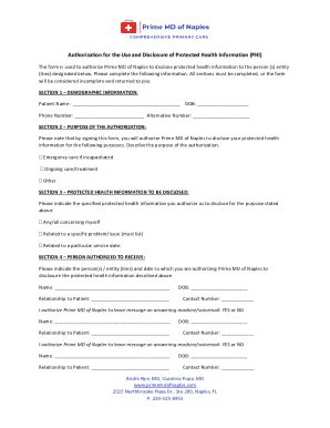 Fillable Online MEDICAL RECORDS REQUEST RELEASE OF PROTECTED HEALTH ...