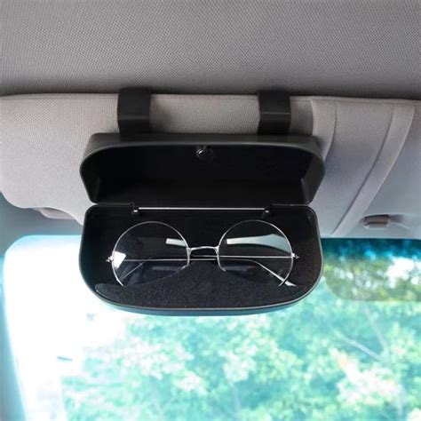 Glasses Holder Magnetic Car Sun Visor Glasses Case Organizer Sunglasses