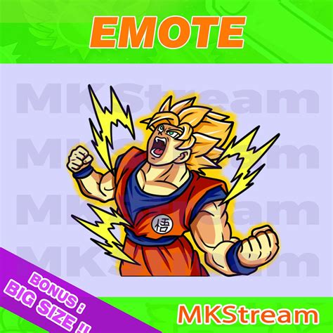 Artstation Twitch Emotes Super Saiyan Goku Rage Artworks