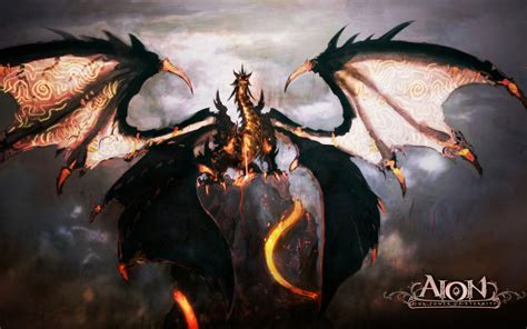 Fantasy Art Aion Dragon Tiamat Hd Wallpaper Rare Gallery