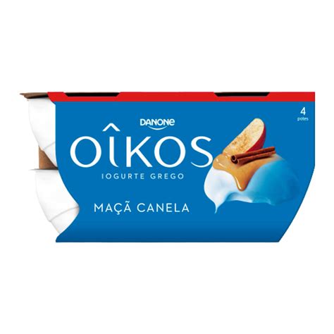 OIKOS YOGURTE GREGO MACA CANELA 4 110GR Vip